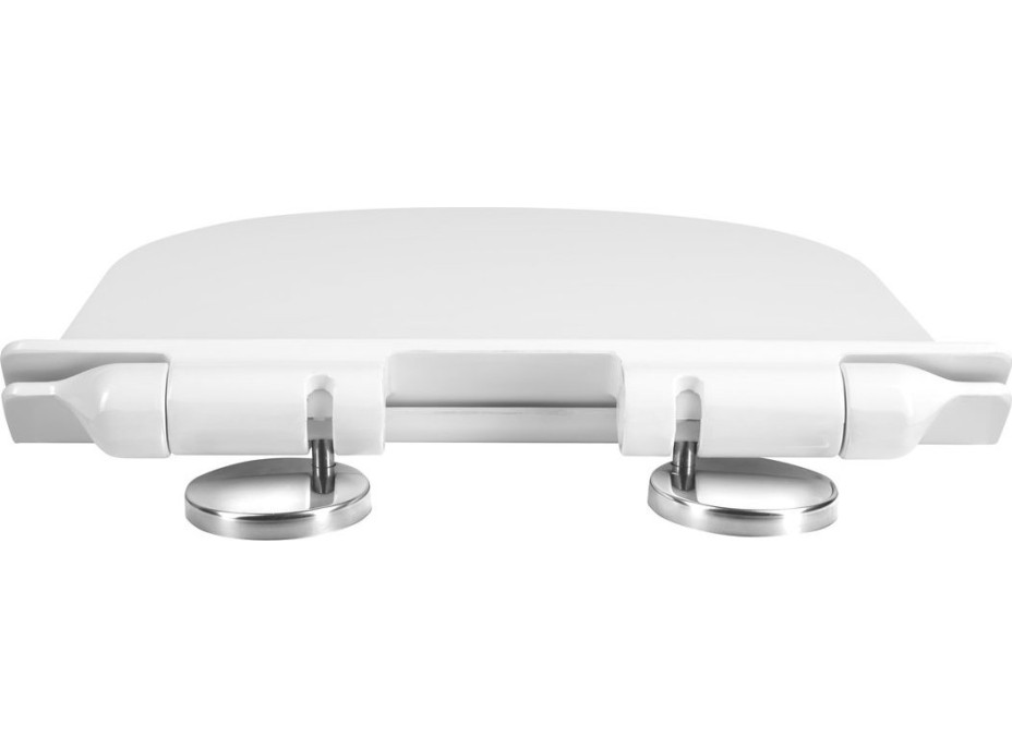 Aqualine CARLO WC sedátko, SLIM, Soft Close, Easy Take, bílá PRX.101.855