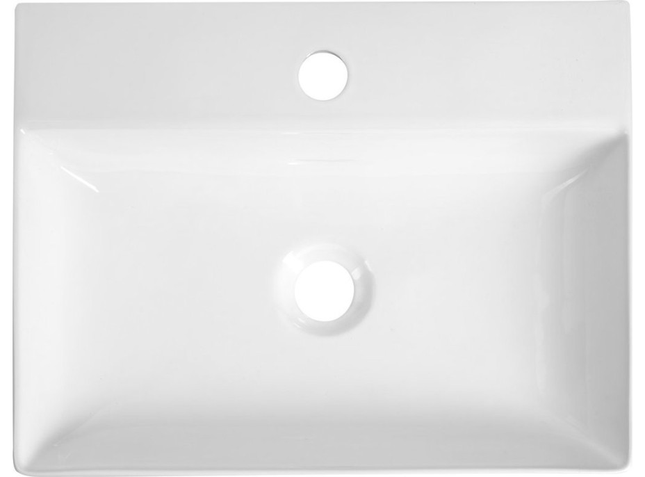 Aqualine SOYO keramické umyvadlo 46x36cm, bílá NP465