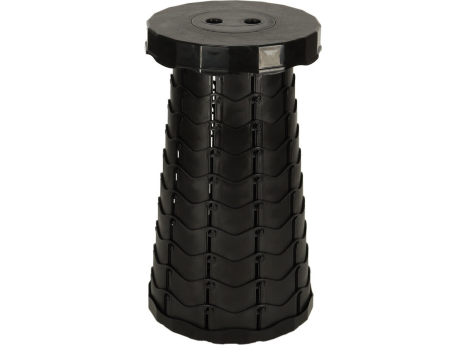 Skládací kempingová stolička - černá