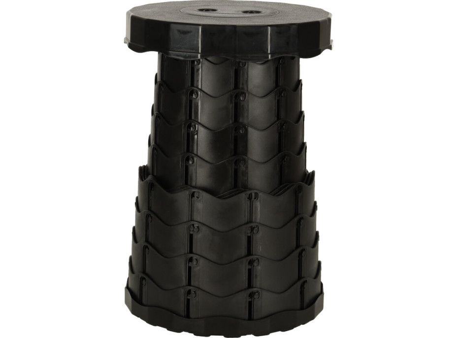 Skládací kempingová stolička - černá