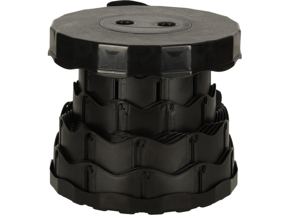 Skládací kempingová stolička - černá