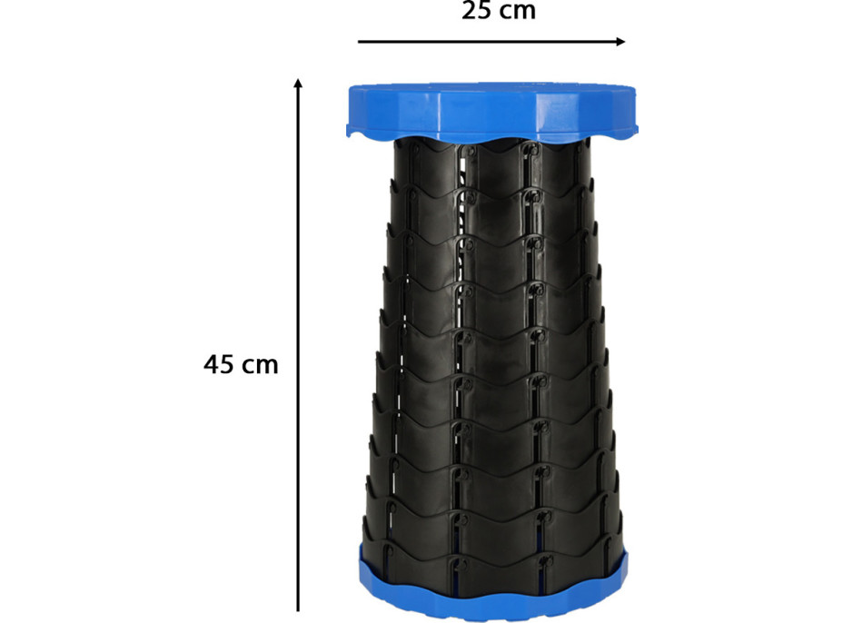 Skládací kempingová stolička - modrá