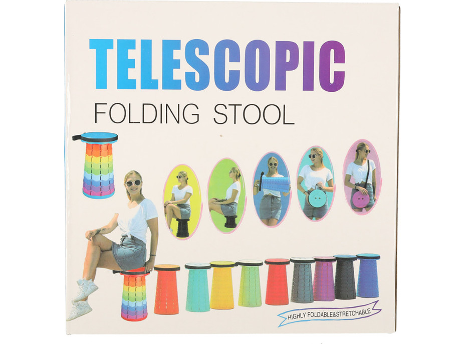 Skládací kempingová stolička - modrá