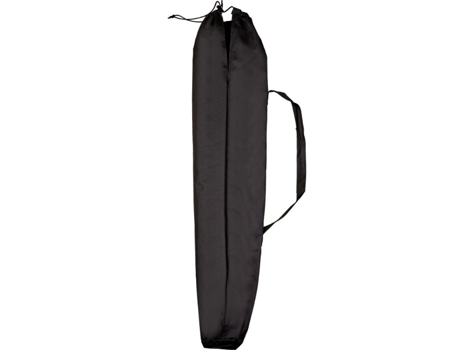 Skládací turistická postel LUARO XXL - 150 kg - černá