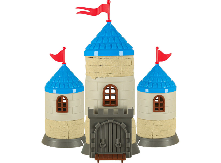 Kreativní sada kinetického písku 750 g - Stavba hradu