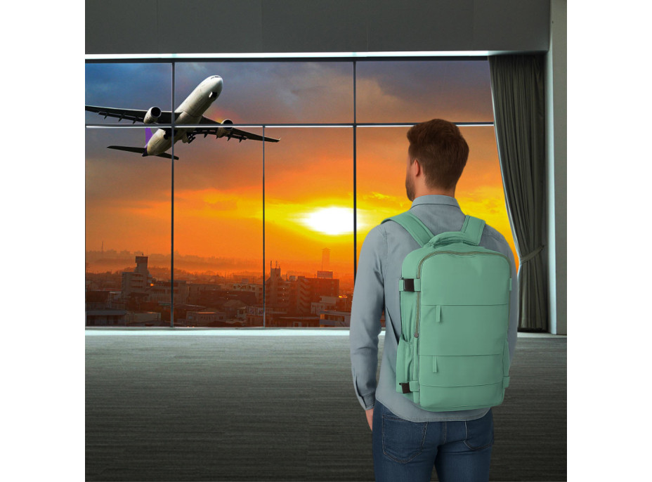 Cestovní batoh 45x30 cm - zelený