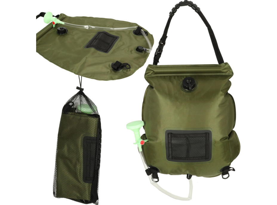 Solární kempingová sprcha 20L XXL s teploměrem