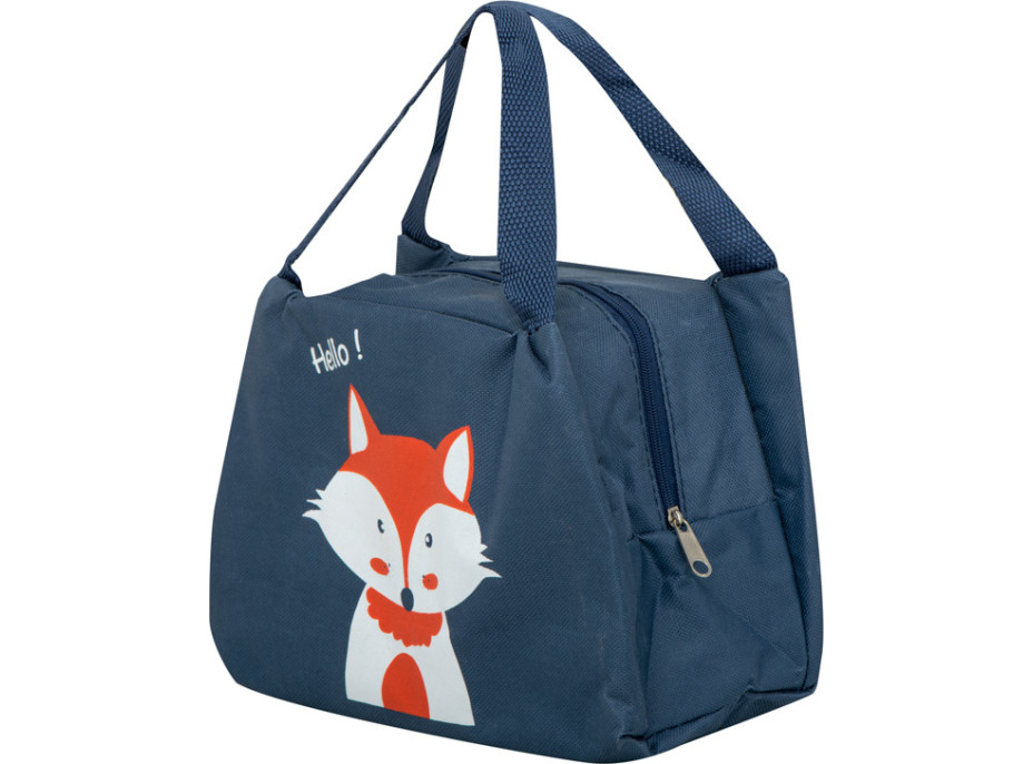 Termoizolační taška na jídlo - tmavě modrá - Liška