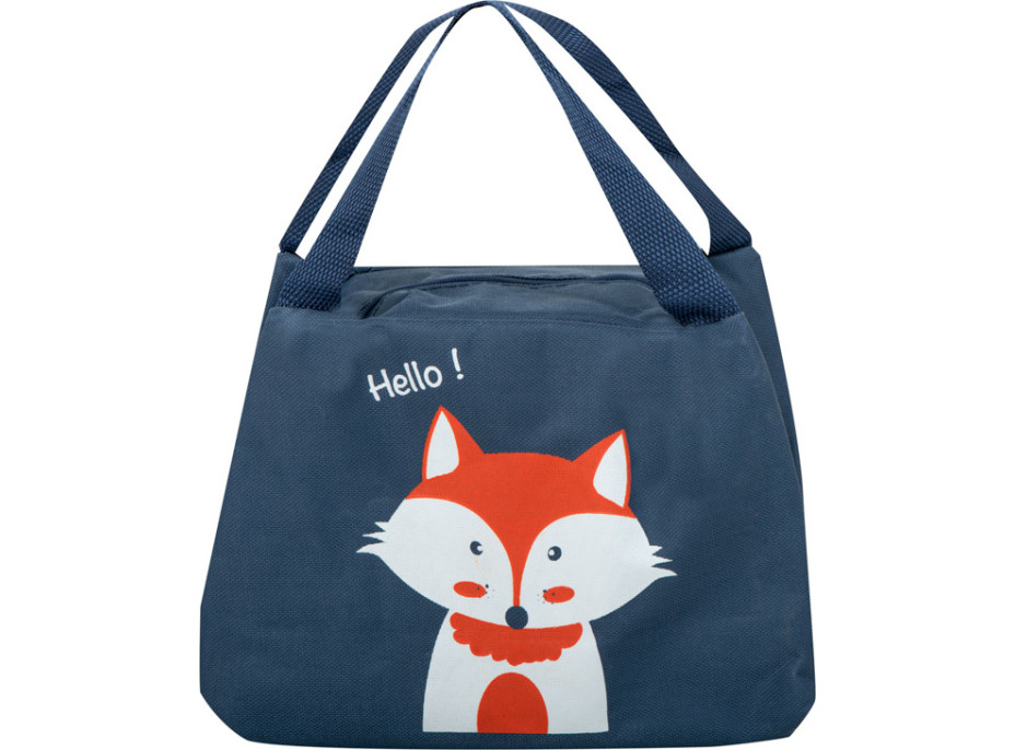 Termoizolační taška na jídlo - tmavě modrá - Liška