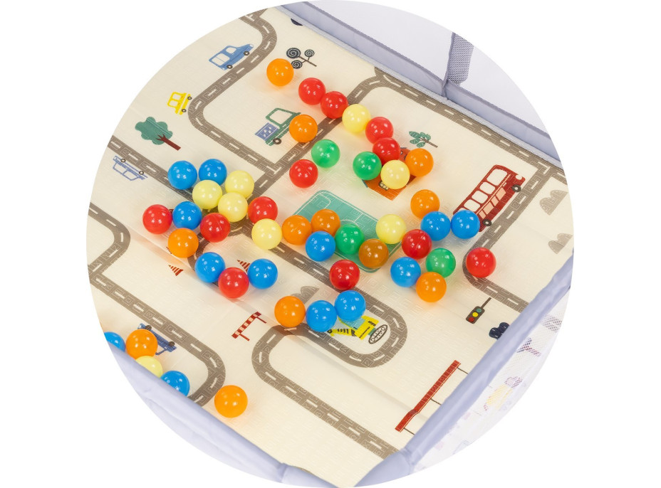 CHIPOLINO Barevné hrací míčky v síťce 50ks