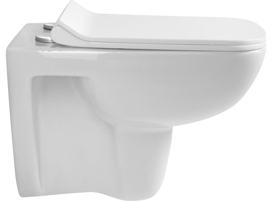 Aqualine SPAZIA závěsná WC mísa 34x53cm, bílá NP505