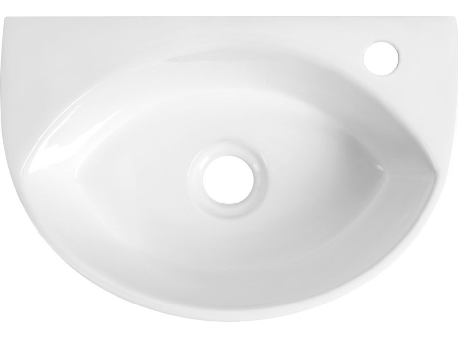Aqualine LIZA keramické umývátko 40x27cm, bílá NP412