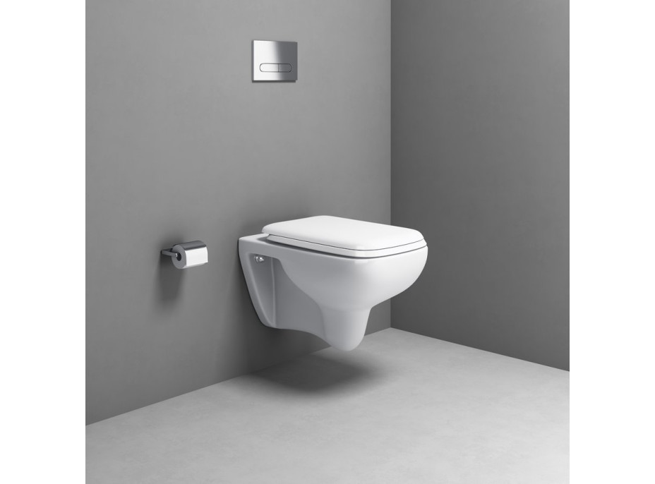 Aqualine SPAZIA závěsná WC mísa 34x53cm, bílá NP505