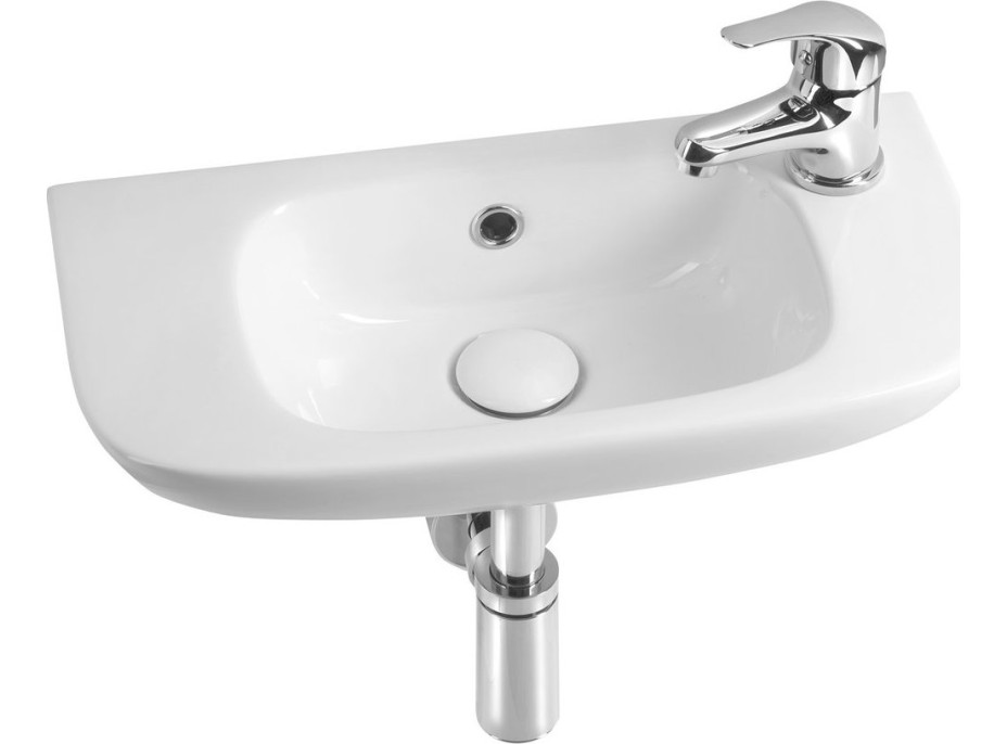 Aqualine KIA keramické umývátko 49x25cm, bílá NP405