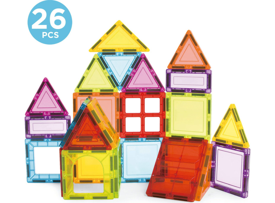 EDUCA Magnetická stavebnice Magnetics 26 dílků