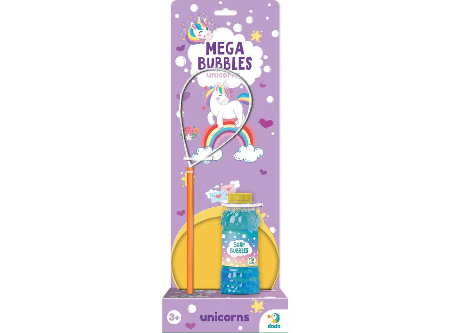 DODO Mega bublifuk Jednorožci 450ml 1ks