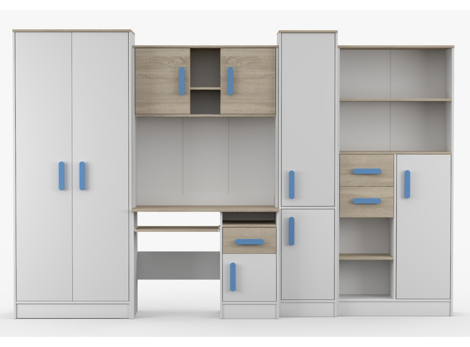 Nábytková stěna SCOUT (více variant)