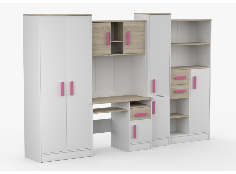 Nábytková stěna SCOUT (více variant)