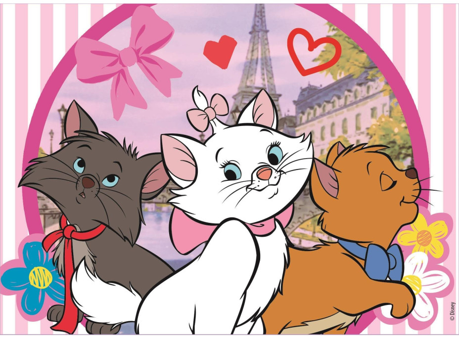 CLEMENTONI Obrázkové kostky Disney klasické pohádky, 12 kostek