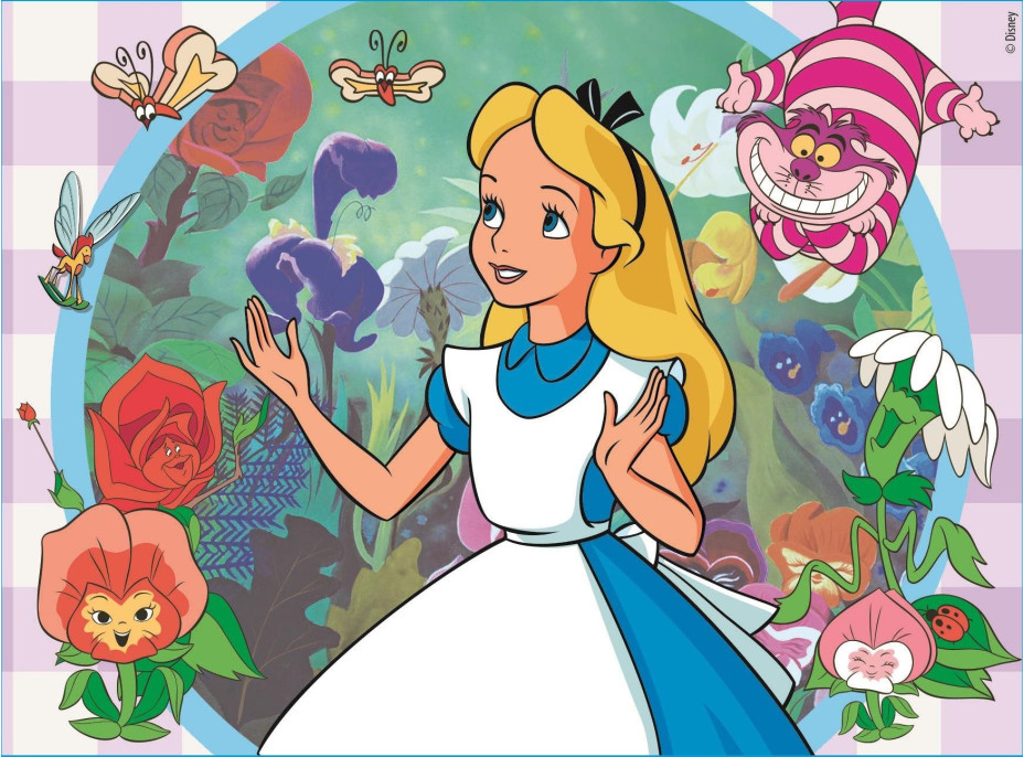 CLEMENTONI Obrázkové kostky Disney klasické pohádky, 12 kostek