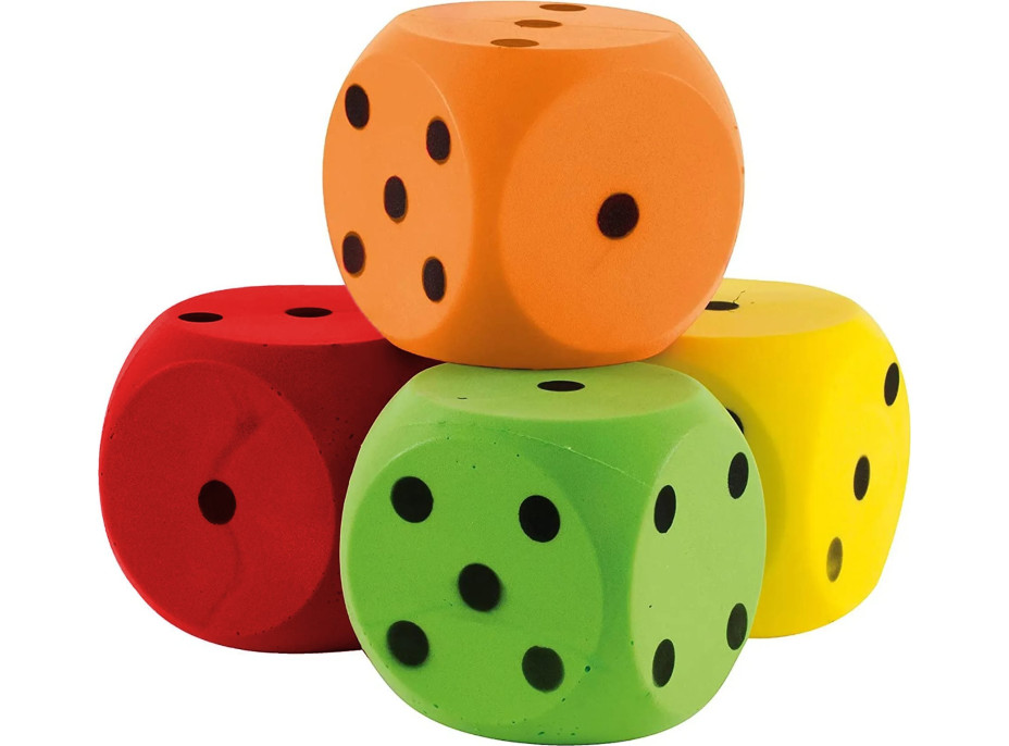 JOHN Pěnová hrací kostka 15 cm 1ks (mix)