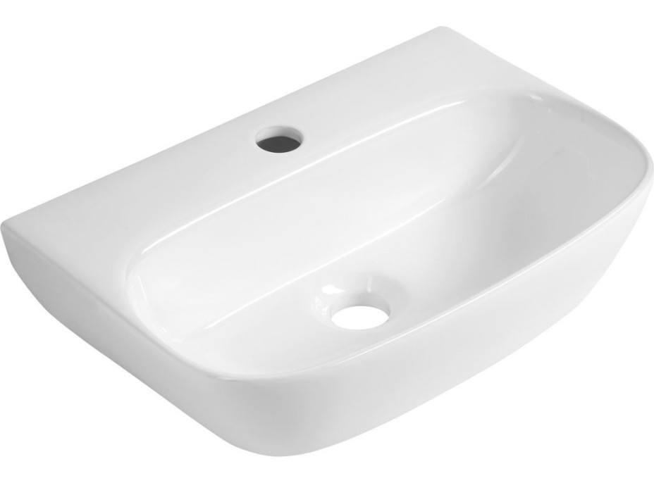 Aqualine FLANNY keramické umývátko 46x31cm, bílá NP396