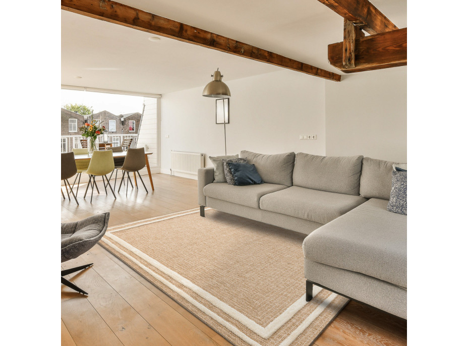 Kusový koberec Spark 0687A beige/cream