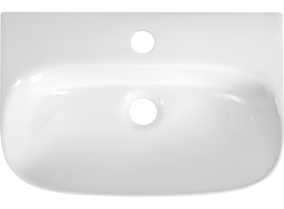 Aqualine FLANNY keramické umývátko 46x31cm, bílá NP396