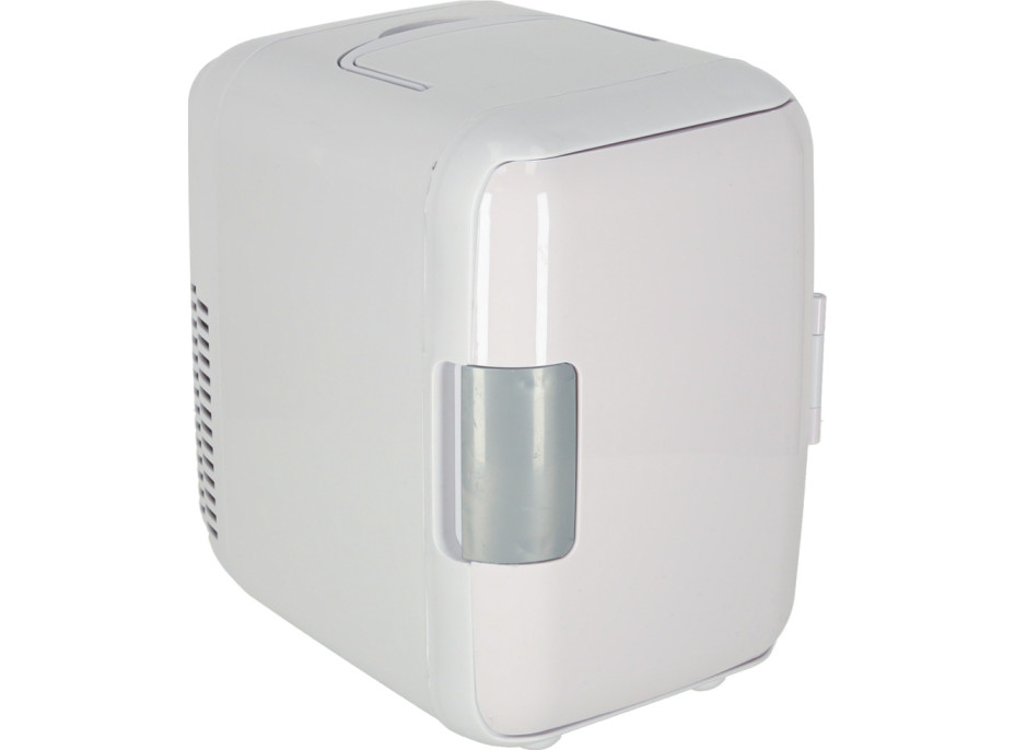 Cestovní elektrická mini chladnička do auta 2v1 4L - bílá