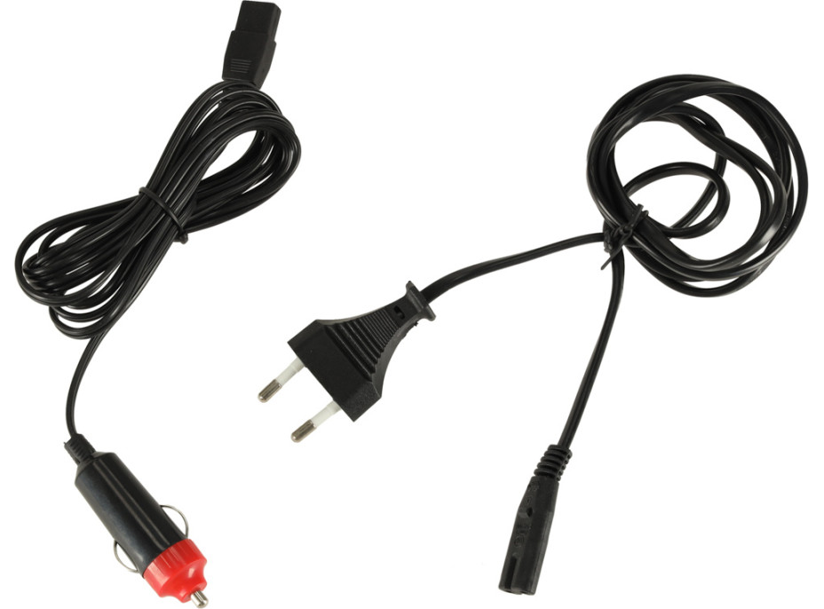 Cestovní elektrická mini chladnička do auta 2v1 4L - bílá