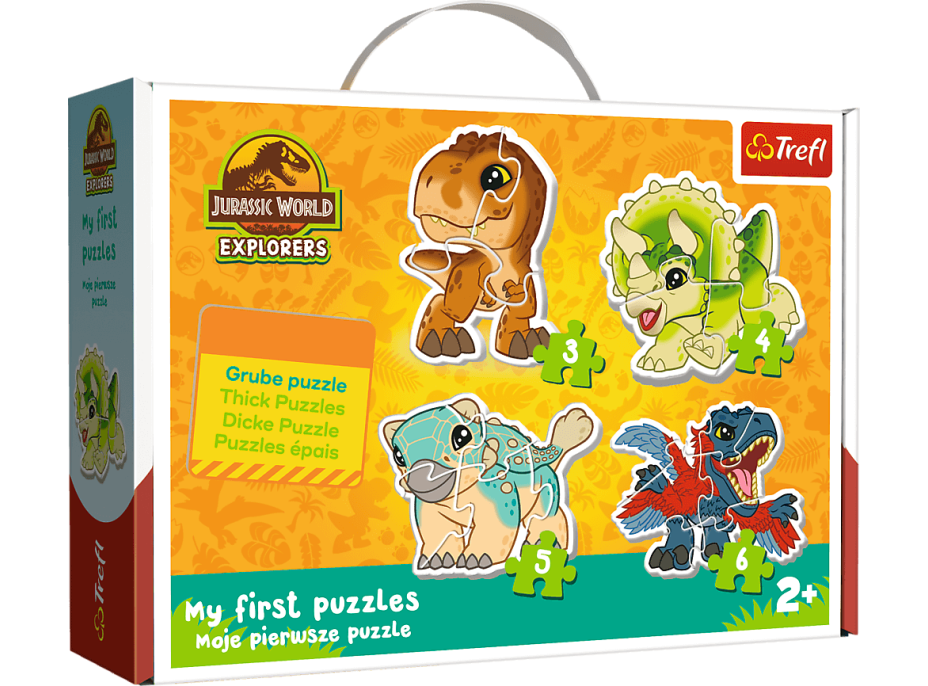 TREFL Baby puzzle Jurský park 4v1 (3,4,5,6 dílků)