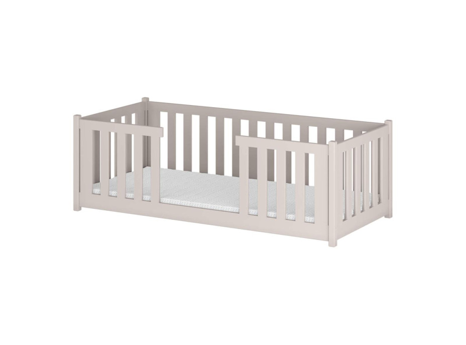 Dětská Montessori postel z masivu borovice FERDA - 200x90 cm - KAŠMÍROVÁ