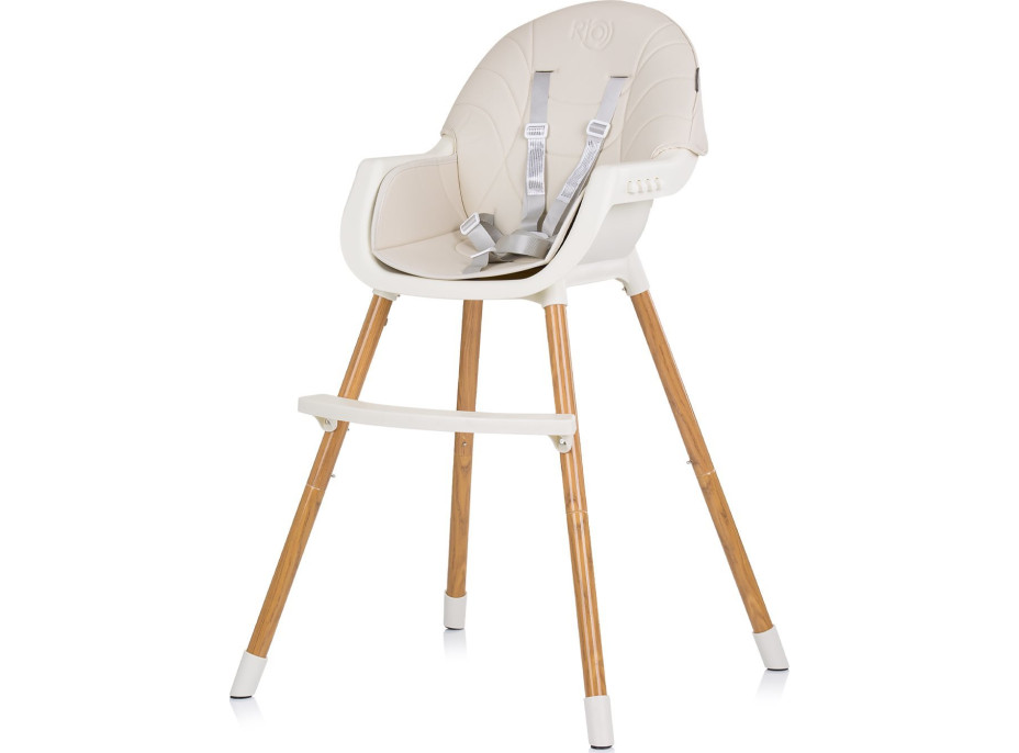 CHIPOLINO Jídelní židlička Rio 2v1 Glacier