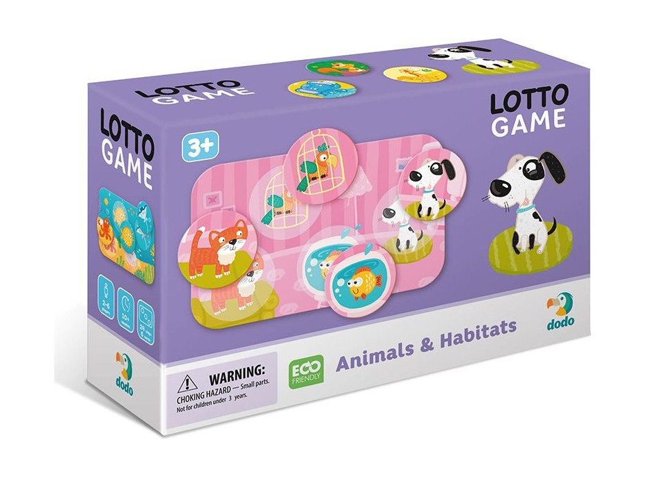 DODO Lotto Zvířátka a jejich obydlí