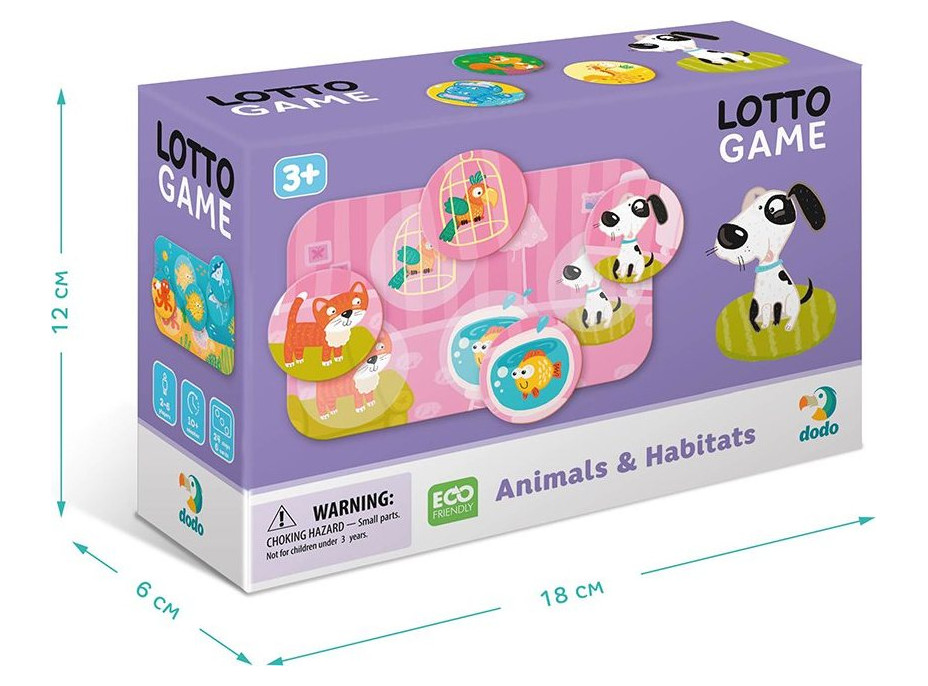 DODO Lotto Zvířátka a jejich obydlí