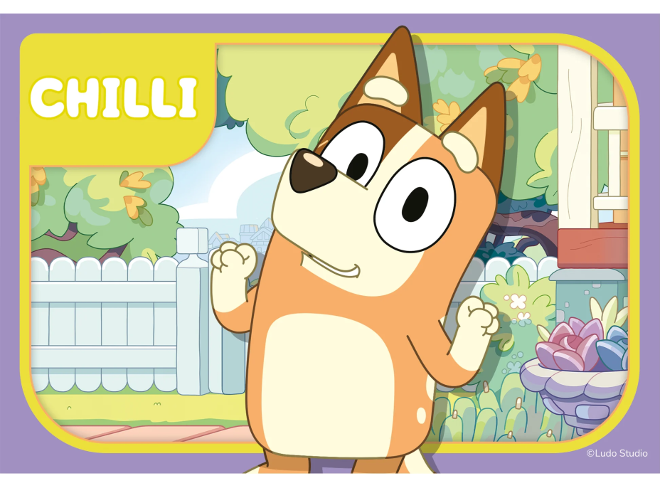 RAVENSBURGER Moje první puzzle: Bluey 4v1 (2,3,4,5 dílků)