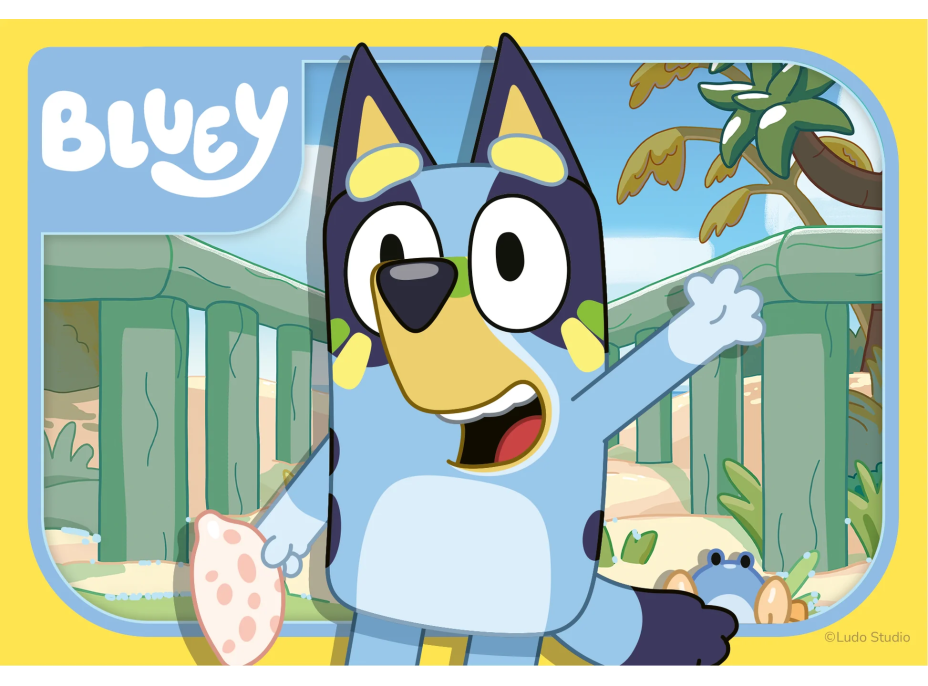 RAVENSBURGER Moje první puzzle: Bluey 4v1 (2,3,4,5 dílků)