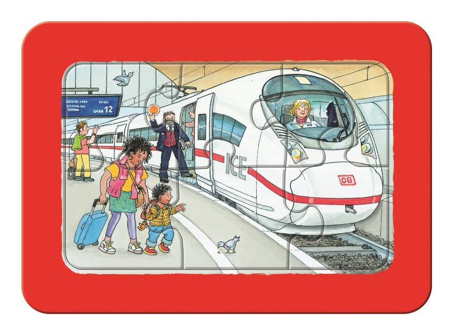 RAVENSBURGER Moje první puzzle Dopravní prostředky 3x6 dílků