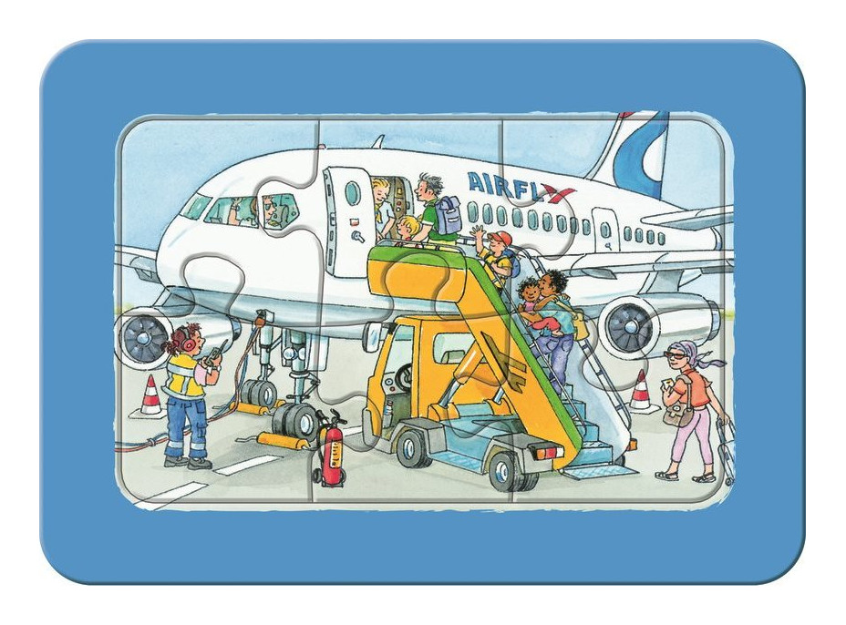 RAVENSBURGER Moje první puzzle Dopravní prostředky 3x6 dílků