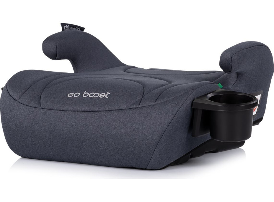CHIPOLINO Podsedák Go Boost i-Size 125-150 cm Charcoal