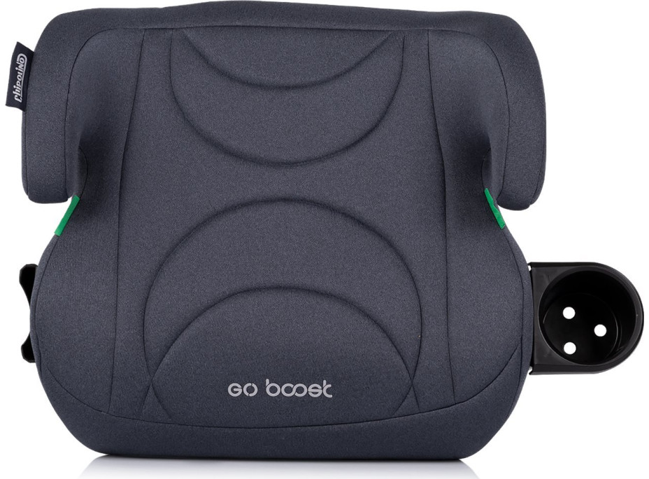 CHIPOLINO Podsedák Go Boost i-Size 125-150 cm Charcoal
