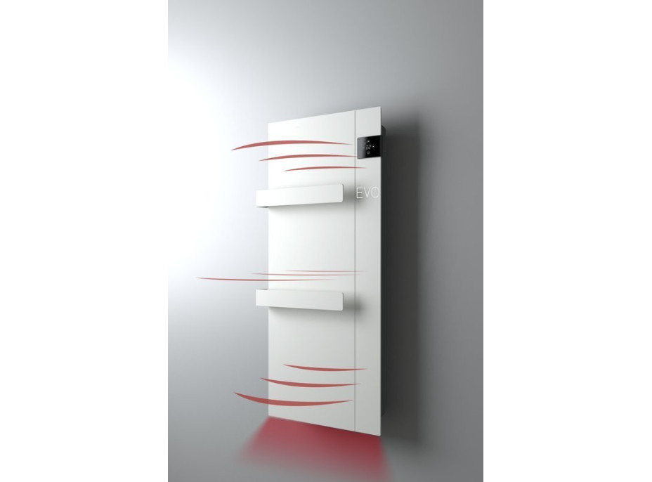 Sapho ONSEN EVO elektrické otopné těleso 400x900mm, 1000 W, bílá ONS10001