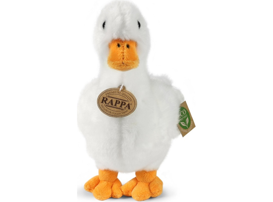 Rappa Plyšová kachna bílá 24 cm ECO-FRIENDLY