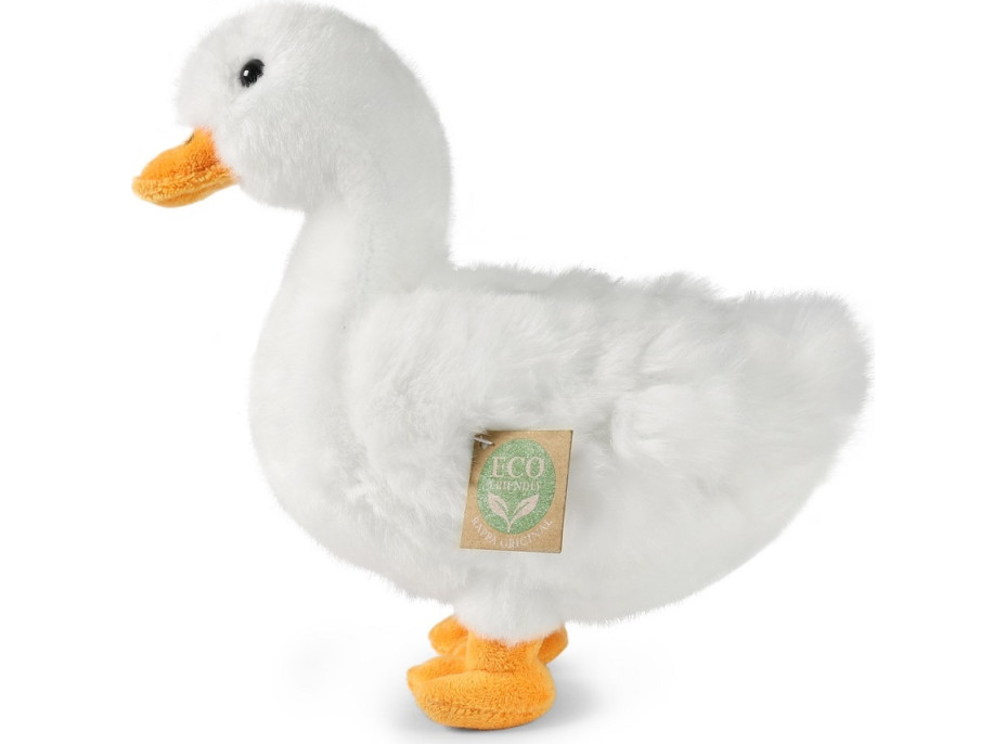 Rappa Plyšová kachna bílá 24 cm ECO-FRIENDLY