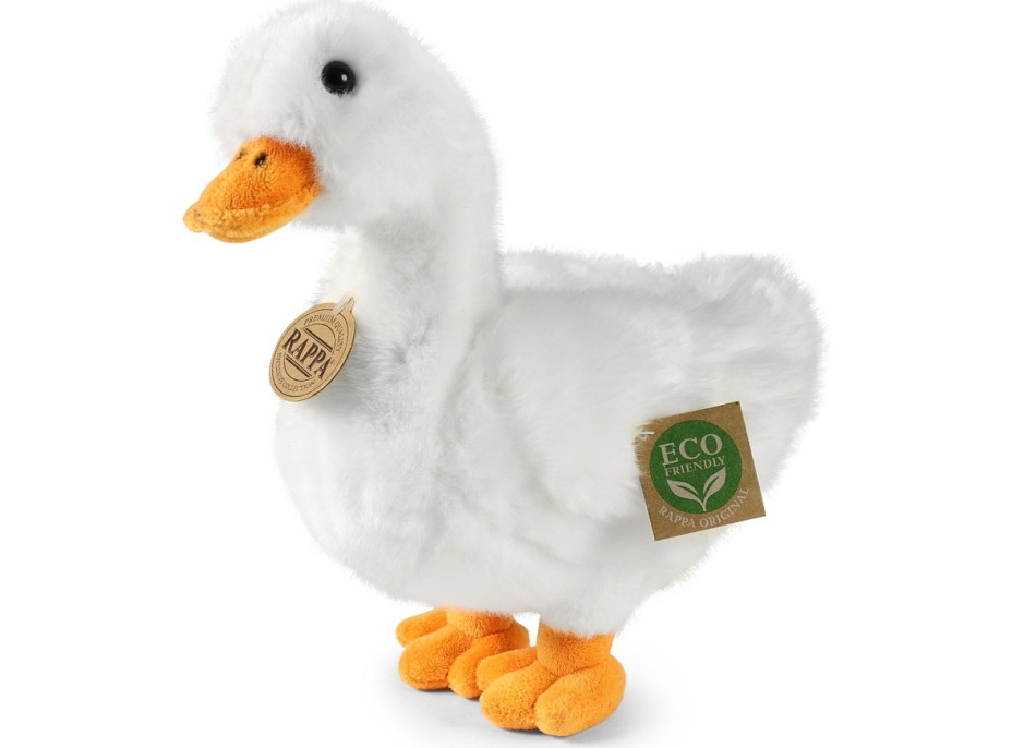 Rappa Plyšová kachna bílá 24 cm ECO-FRIENDLY