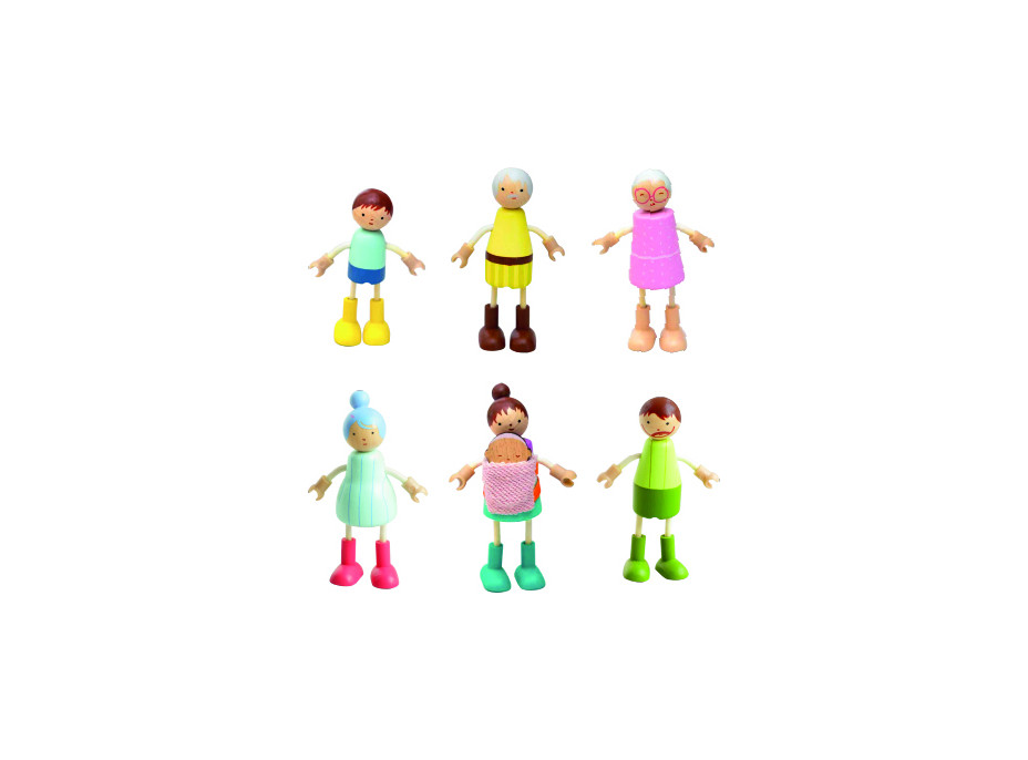 2Kids Toys Panenky do domečku Rodina