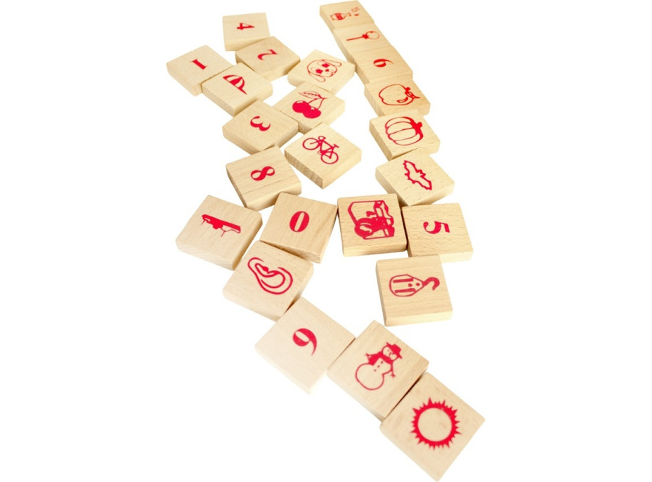 2Kids Toys Kostky přírodní XL 220 ks