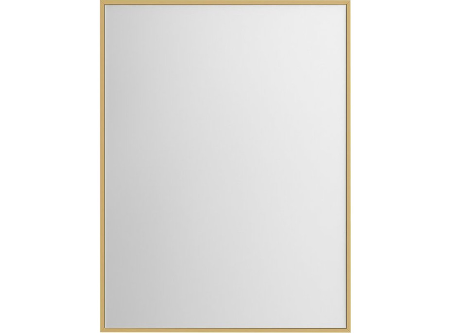 Sapho NOTION SLIM zrcadlo v rámu 60x80cm, zlato mat NT860G