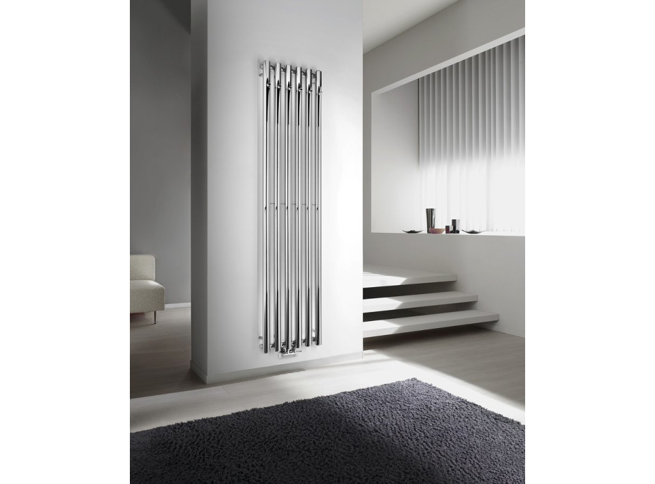 Sapho PILON otopné těleso 418x1800mm, se šesti háčky pro ručník, chrom IZ130T