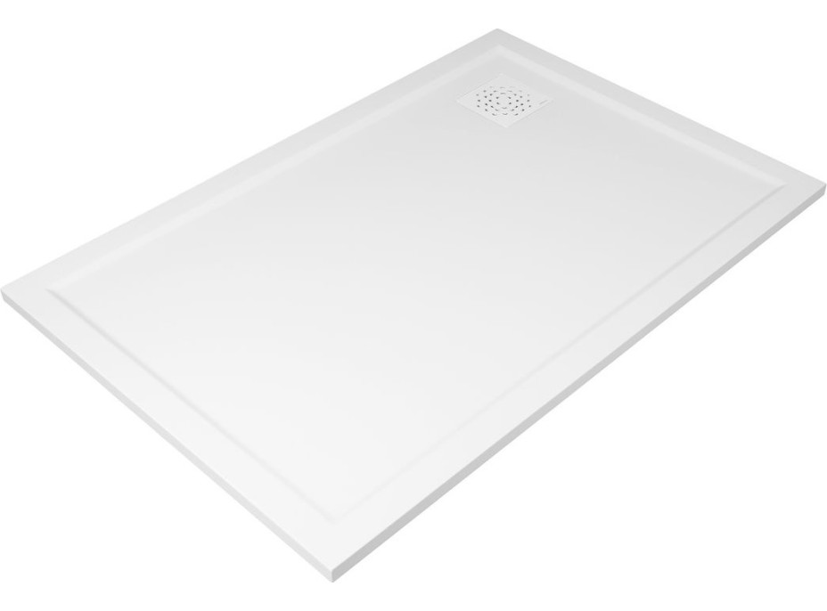 Gelco XENA sprchová vanička z litého mramoru, obdélník 120x80cm, bílá HX12080